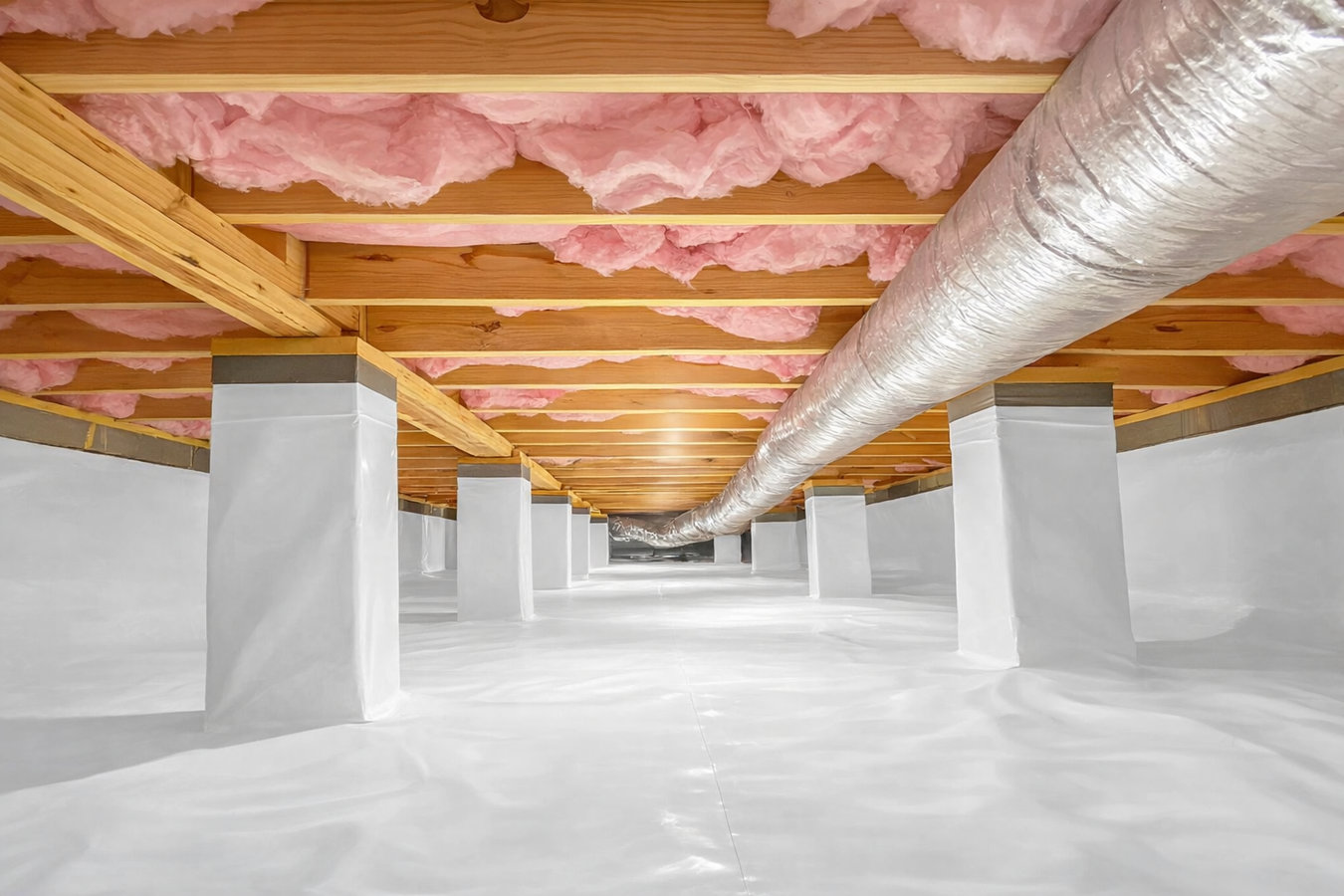 Crawl space insulation