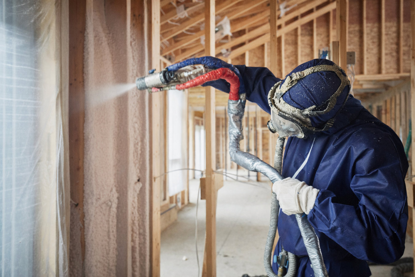 Open-cell foam insulation